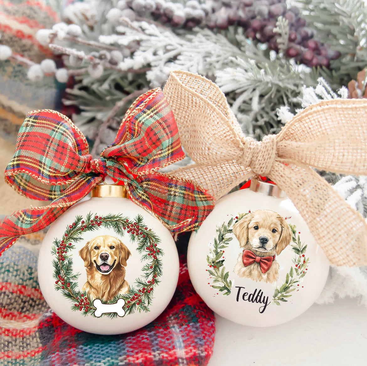 Custom Photo Christmas Ornament｜Special For Your Pet