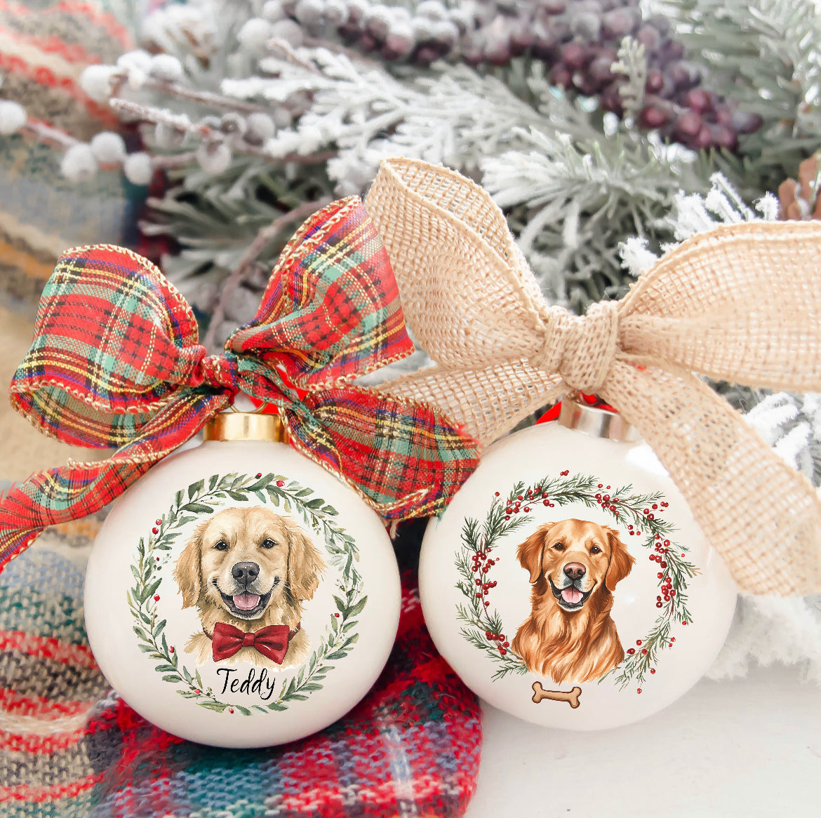 Custom Photo Christmas Ornament｜Special For Your Pet