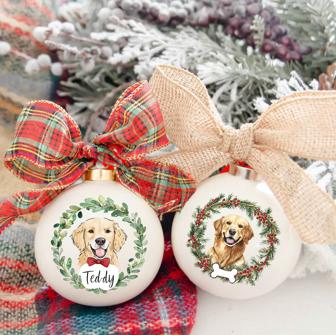 Custom Photo Christmas Ornament｜Special For Your Pet