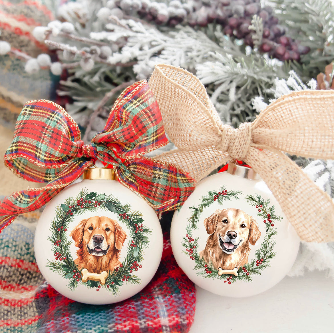 Custom Photo Christmas Ornament｜Special For Your Pet