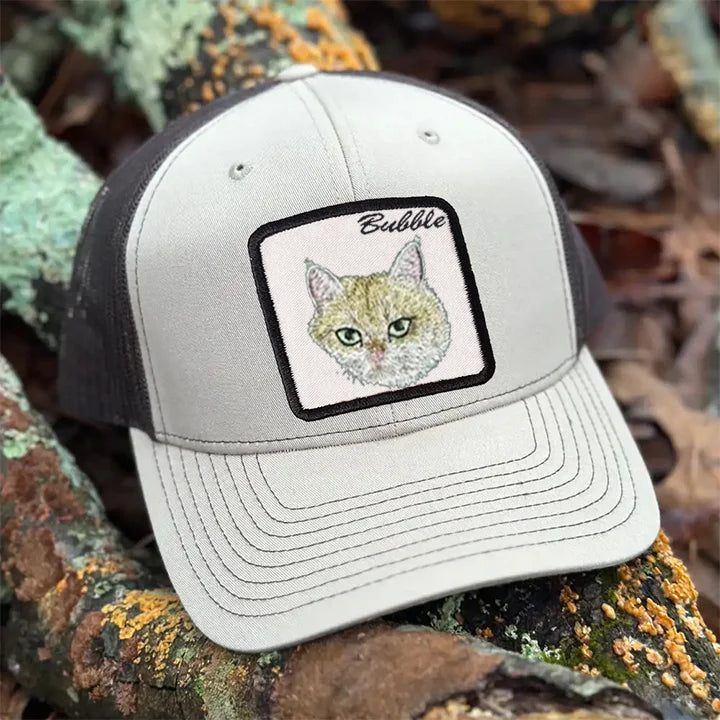 Personalized Embroidered Pet Patch Trucker Hat