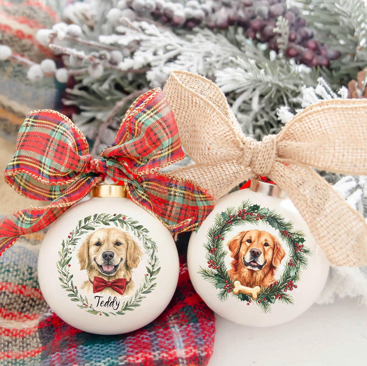 Custom Photo Christmas Ornament｜Special For Your Pet