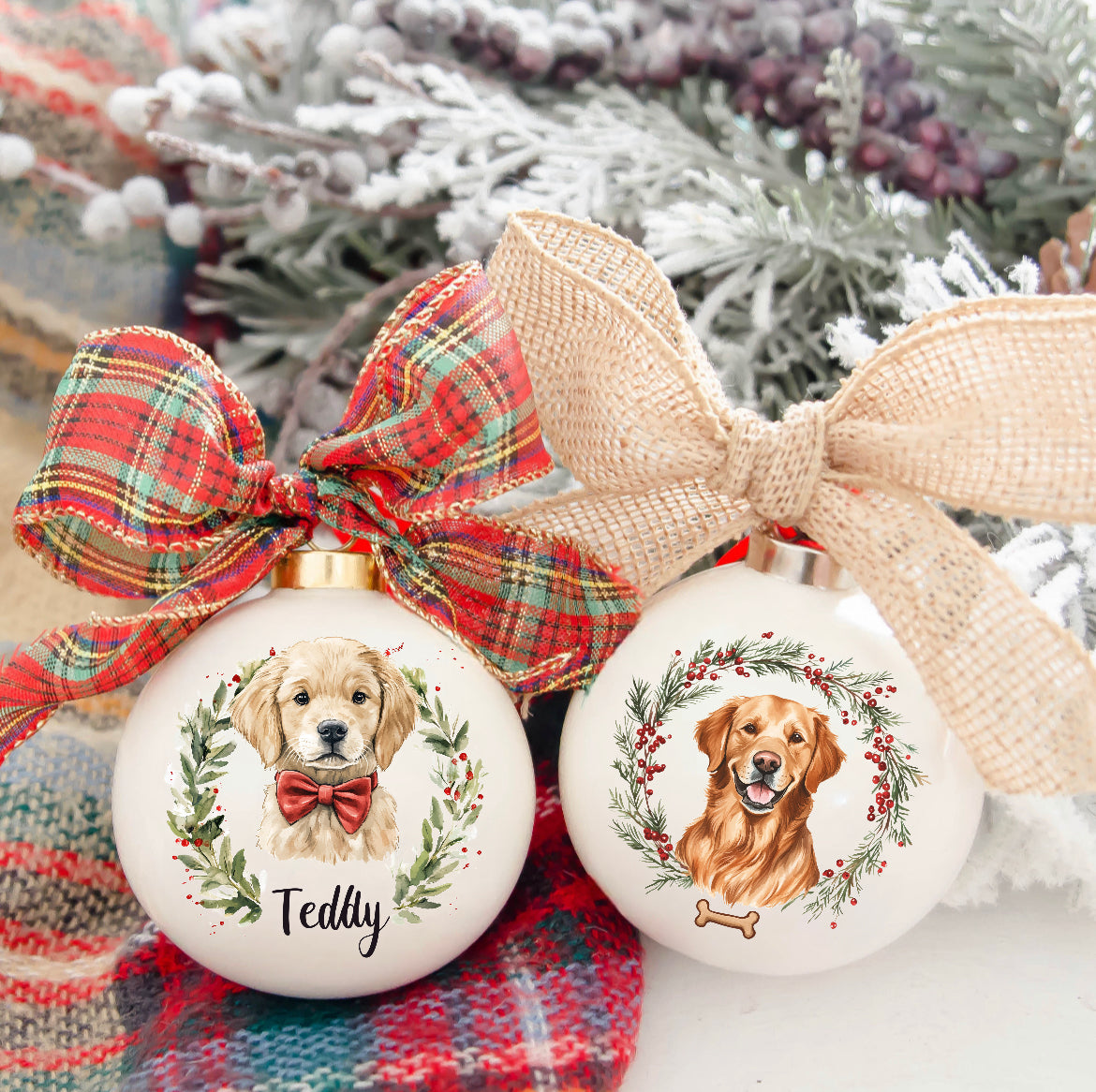 Custom Photo Christmas Ornament｜Special For Your Pet