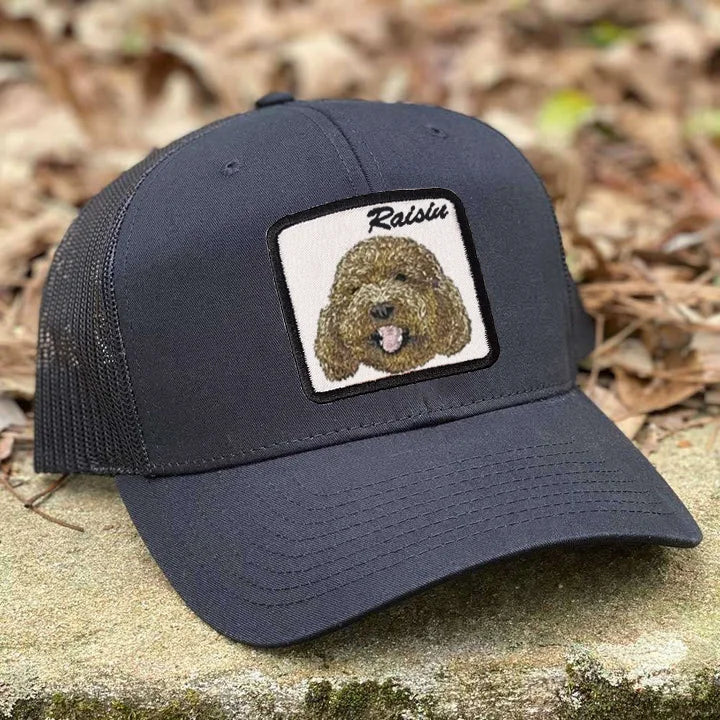 Personalized Embroidered Pet Patch Trucker Hat