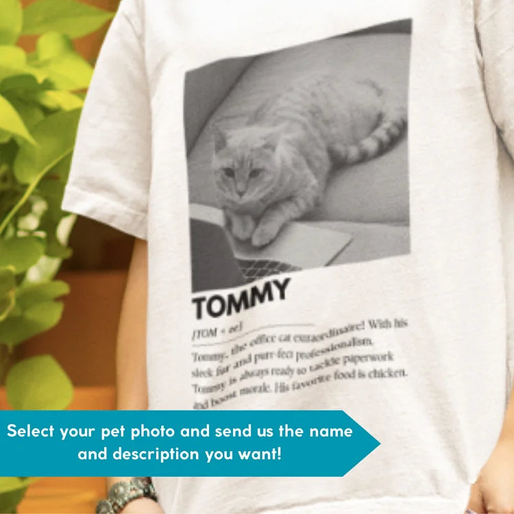 Custom Pet Sweater Using Pet Photo + Name